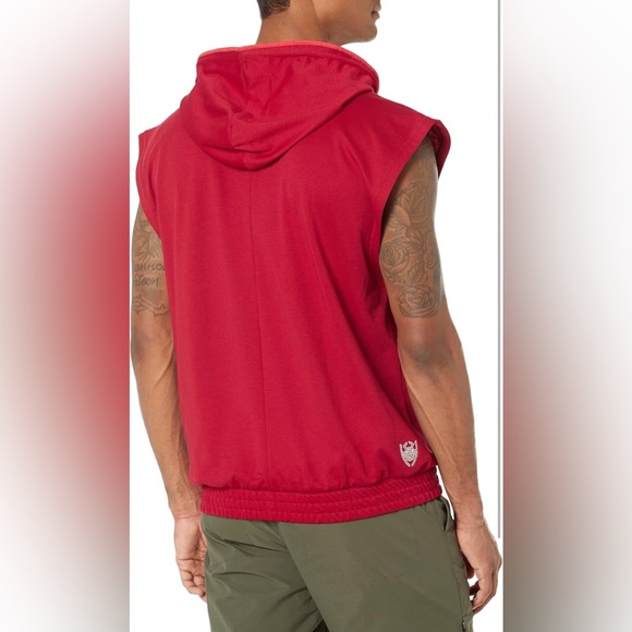 NWT adidas Men's Donovan Mitchell Team Victory Red Shortsleeve Hoodie Size XXL - Picture 7 of 8